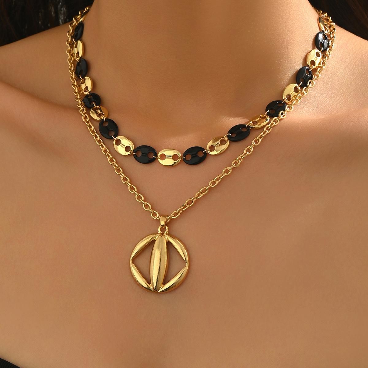 

Модное ожерелье для женских украшений золотой