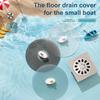 Silicone Floor Drain Cover Hair Debris Insect-Proof Stopper Kitchen Bathroom Deodorizer Water Ripples Design Drain Stopper