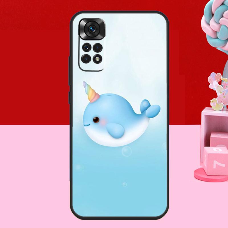 

Милый Чехол с Цитатами о Морском Нарвале Для Xiaomi Redmi Note 11 10 12 13 14 15 Pro Plus Redmi 15 C 14C 10C 12C 13C Мягкая Крышка Redmi Note 11