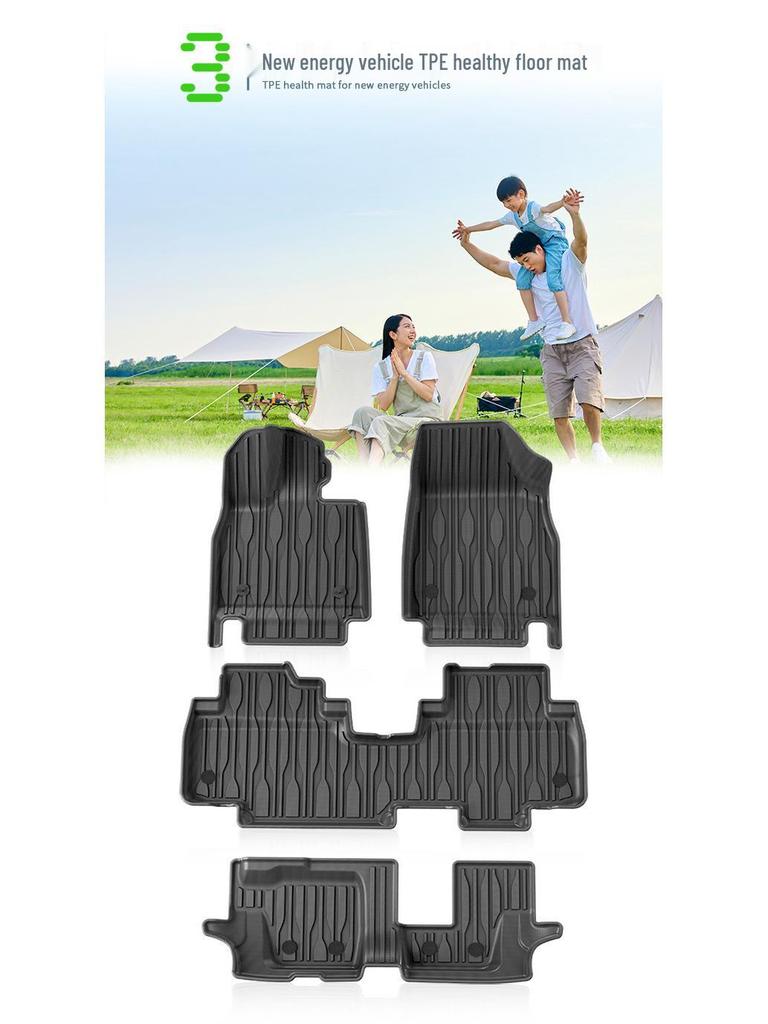 All-Weather TPE Trunk Mat for 2022-2024 BYD Tang Tengshi N8