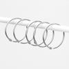 10Pcs Metal Shower Curtain Rings O Shape Shower Curtain Hooks Rings Anti-rust Curtain Hooks for Bathroom Shower Curtain Liner Room Dividers