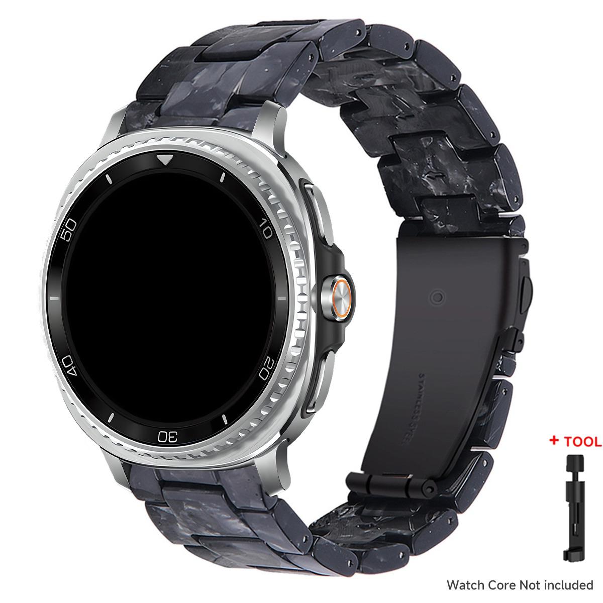 

Resin Band for Samsung Galaxy Watch 8 40 44MM/8Classic 46mmTransparent Strap Women Bracelet for galaxy Ultra 2025/7 47mm Correa for galaxy 8 40mm
