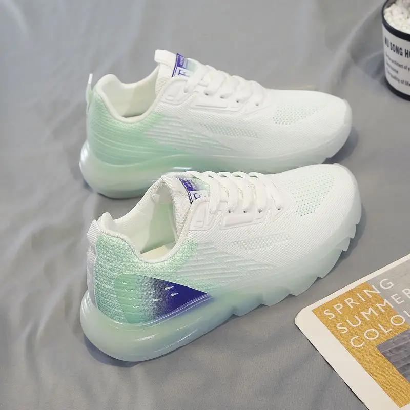 Fashion New In Lace Up Sneakers Shoes for Women Daily Routine Deals Korean Designer Luxury Walking Trends 2025 Light 39 Woman Footwear