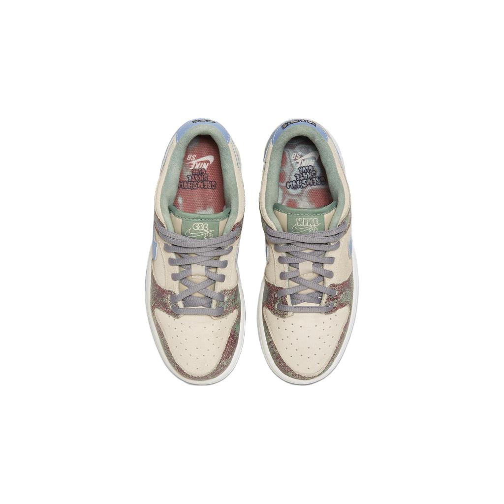 Nike Crenshaw Skate Club x Dunk Low SB PS Kids Joggesko Cream Sail Light-Blue FQ8204-300