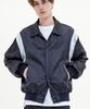 Trip Le Sens Windbreaker Over Varsity Jacket_Navy Blue