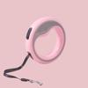 Cute Circular Macron Colored Pet Leash, Explosion-proof Punch, Automatic Retractable Dog Walking Leash, Outdoor Dog Leash