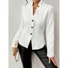 Fashion Long Sleeve Autumn and Winter Women Suit Jackets New Buttons Office Elegant Casual Shirts Loose Slim Fit Simple Female Basic Coats Clothing