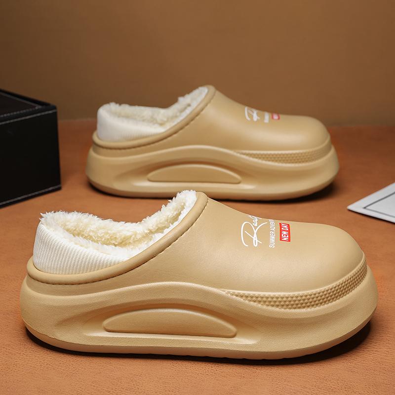 

Чоловічі тапочки зимові вуличні теплі пухнасті тапочки 2024 Зимові тапочки домашні плюшеві жіночі бавовняні туфлі зимове бавовняне взуття унісекс 44-45 хакі