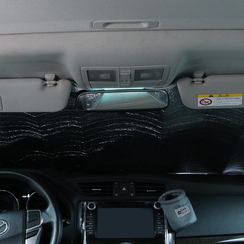 Universal Car Laser Sunshade with Thickened Heat Insulation for Front Windshield - Off-Road Suction Cup Type