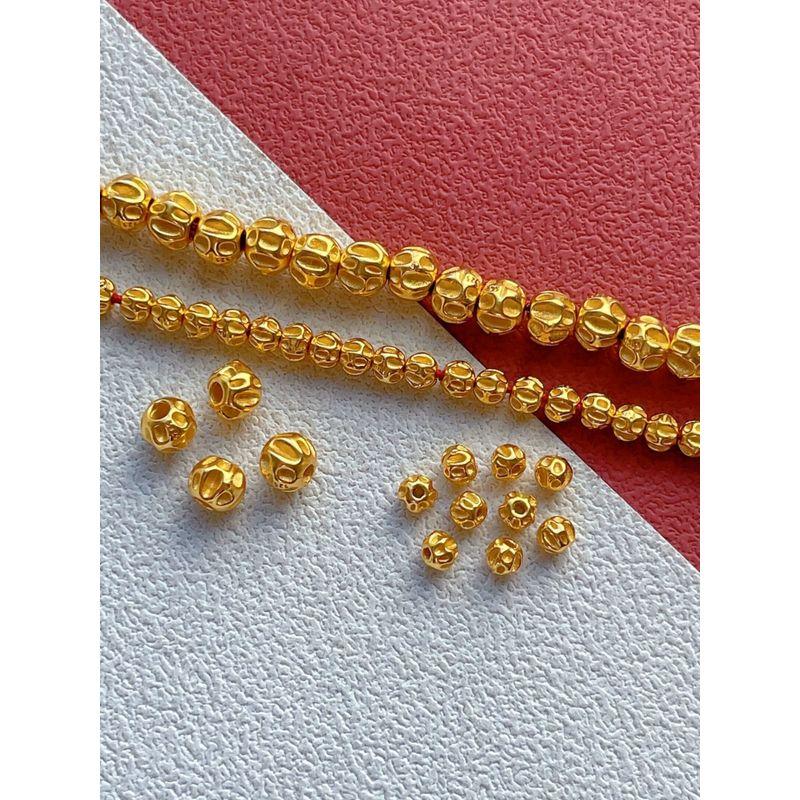 

Ancient Style Silver Plated Accessories Carved Passion Fruit Seeds round Bead Mix Bead Scattered Beads DIY Buddha Beads Crafts Ornament Accessories SA3857(Single)