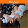 10-Zoll Lebensechte Ganzkörper-Weichvinyl-Silikonpuppen für Mädchen Realistischer Neugeborenen-Baby-Begleiter