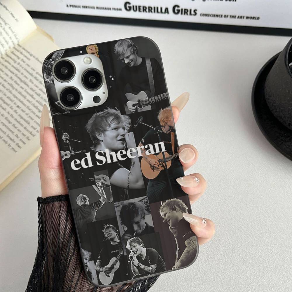 

E-Ed Sheeran For IPhone 17 16 15 14 13 12 11 Pro Max Plus Pro Corrugated Shockproof Matte Phone Cover iPhone 17pro max