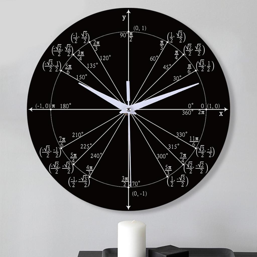 Math Clock Mathematical Equations , Unique Quartz Wall Clock Gifts for