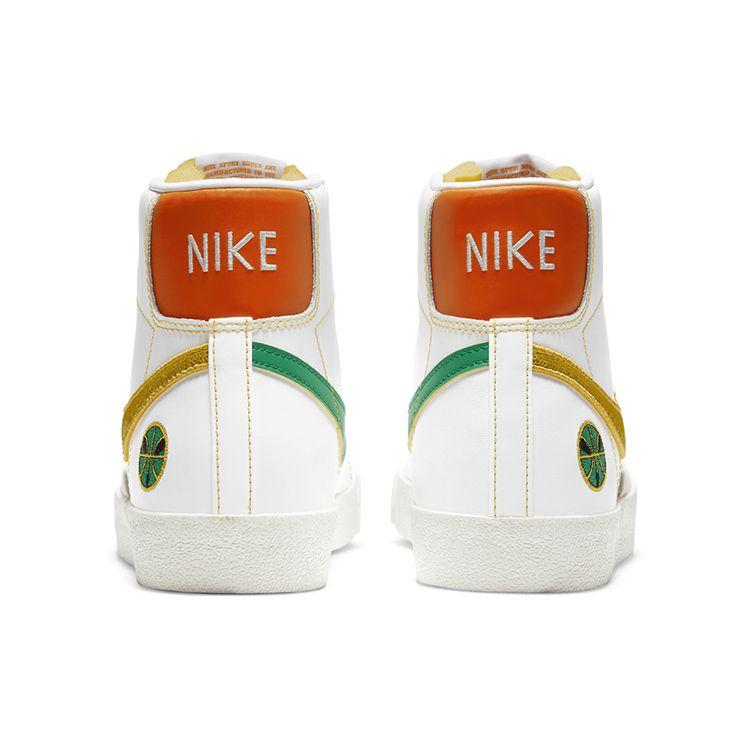 Nike Blazer Mid 77 Vintage Roswell Rayguns Unisex Sneakers White Stadium-Green Team-Orange DD9239-100