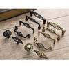 Vintage Antique Bronze Cabinet Handles Hollow Out Birdcage Handles Drawer Knobs Wardrobe Door Pullers Furniture Handle