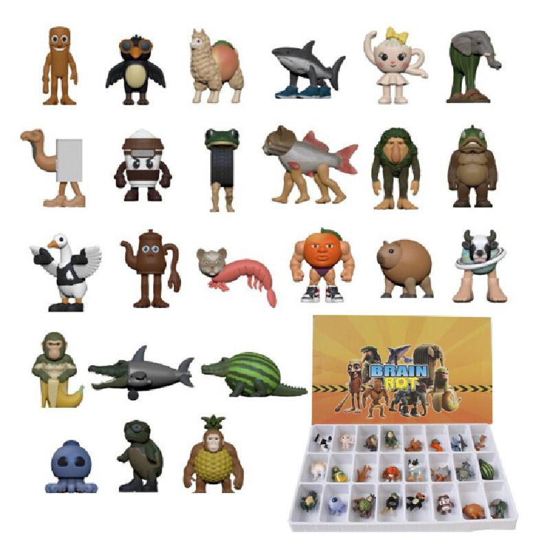 Italian Brainrot Al Tung Tung Sahur Holiday Advent Calendar Blind Box Kids For