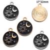 10pcs Enamel Charms Halloween Black Skull Butterfly Charms Pendant Designer CharmsFit Jewelry Making DIY Jewelry Findings W345