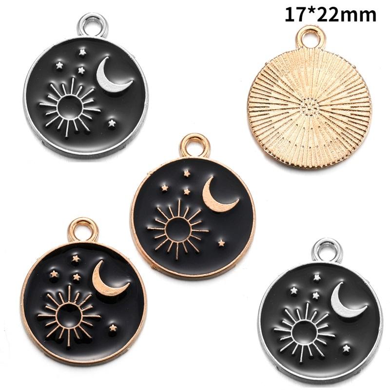 10pcs Enamel Charms Halloween Black Skull Butterfly Charms Pendant Designer CharmsFit Jewelry Making DIY Jewelry Findings W345