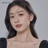 S999 Sterling Silver 5A Natural Pearl Sleep Earrings for Women - High-End, Comfortable, No Need To Remove