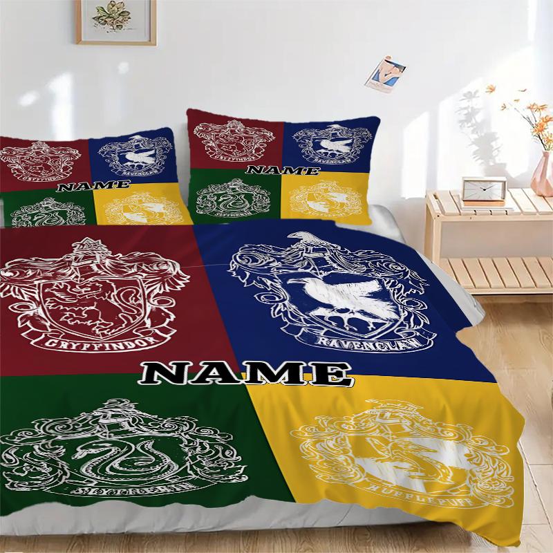 Custom Textile Magic World Bedding 3 Piece Set HD Print Duvet Cover Pillowcases for Teens Adult Bedroom Decoration