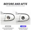 Car Door Lock Keyhole Stickers Anti-blocking For Honda 5th CRX Civic Accord Fit Jazz Pilot CRV Odyssey City Vezel Accessories FJ6