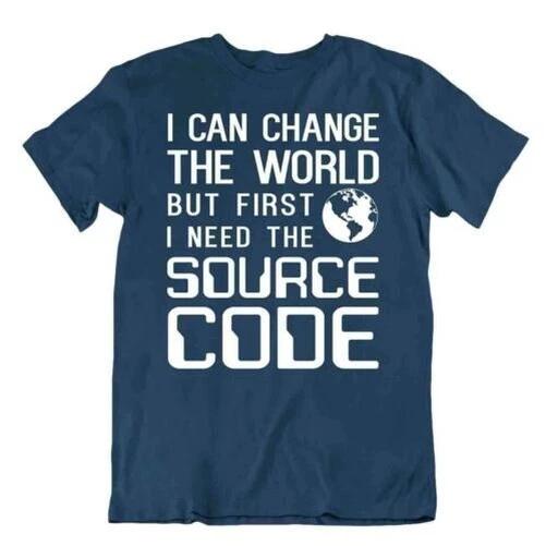 Source Code T-Shirt Programmer Tee Computer Comic Joke Tee 3XL