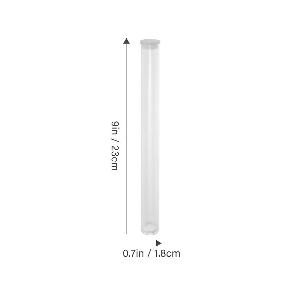 6Pcs Clear Incense Tube Set Transparent Acrylic Incense Stick Barrel for Storage Aroma Sticks Lightweight Portable Fine