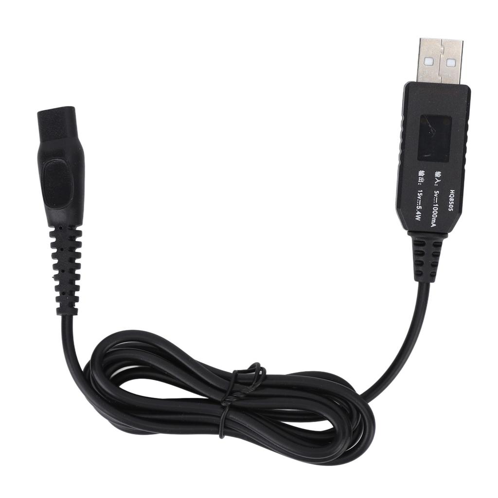Electric Shaver Razor Charger Cord 15V Professional Beard Trimmer USB Charging Cable Fit for HQ8505