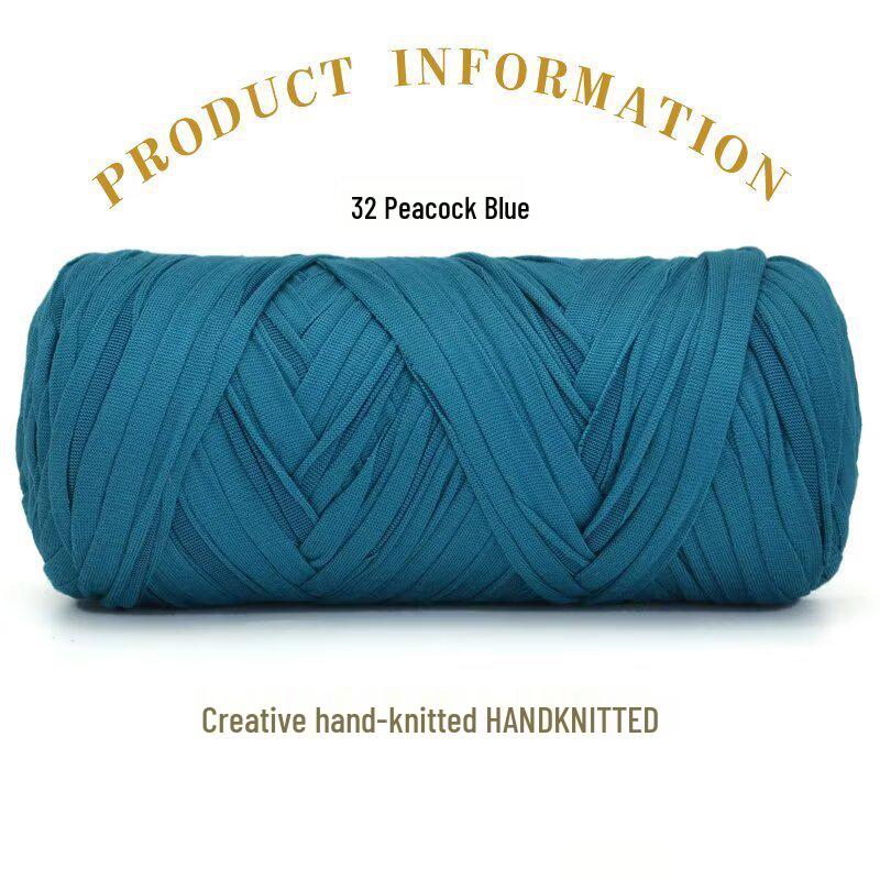 200g High Elastic Cloth Strip Yarn for DIY Weaving: Crochet Blankets, Floor Mats, Storage Baskets & More