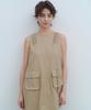 Milo Woman Buckle Strap Mini Dress [Beige]