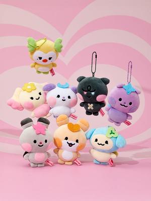 MightyEz X ATEEZ Mini Plush Keyring – 8 Types