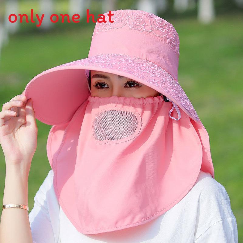 Sun Protection Widebrim Hat For Women With Breathable Cotton Polyester Fabric Summer Sunshade Cap For Gardening And Cycling