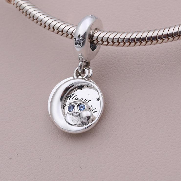 Newest copper Charm Compatible With Authentic Bracelets Accessories Women Jewellery Forest Animal Collection kangaroo Owl Swan