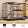 JINGRUIXIANG Large Black Rabbit Cage