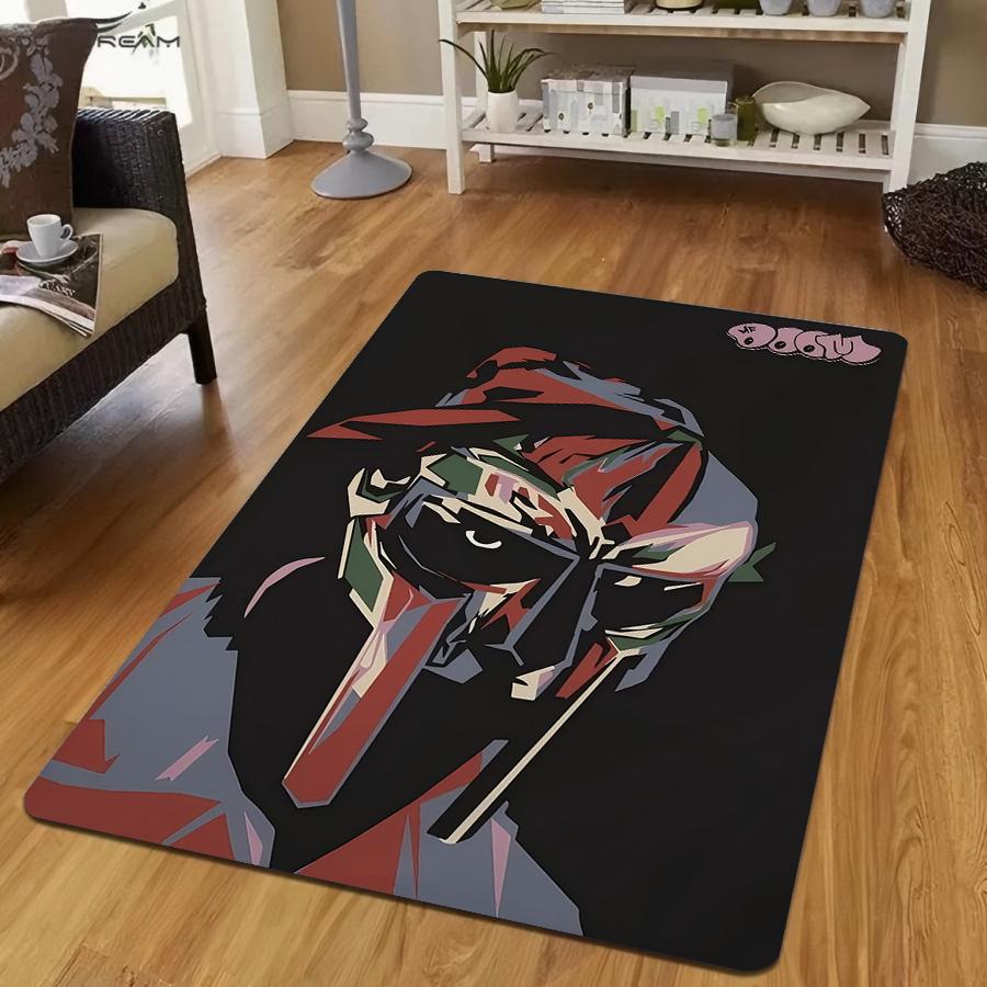 

Трендовий килим Mf Doom Репер Madvillian Хіп-хоп Музика Протиковзкі килими для вітальні Спальні Дивана Килим для підлоги в спальні 40x60cm