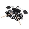 9 Pads Electronic Drum Set Silicone and ABS USB MIDI Interface Roll Up Drum Pad with 2 Drumsticks 2 