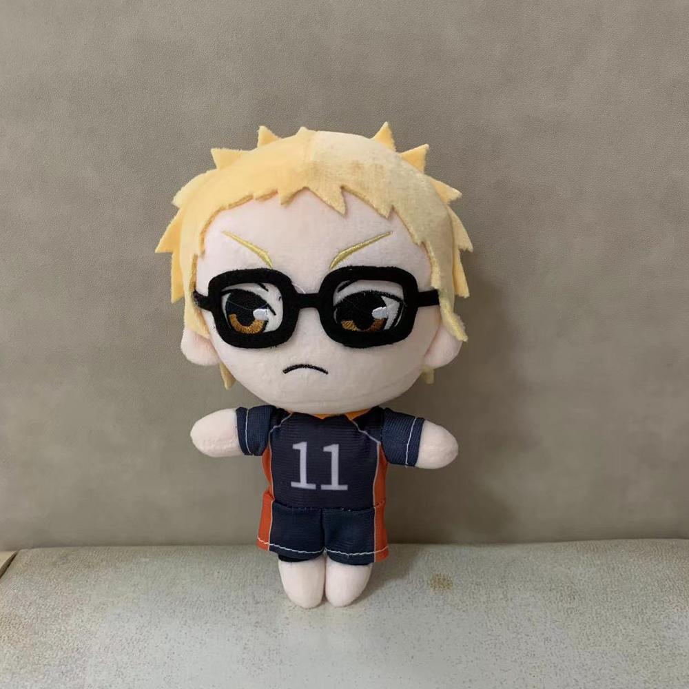 Bambola di Peluche Haikyuu da 20CM Anime Pallavolo Morbida Bambola Ripiena Haikyuu! Hinata Shoyo Tobio Kageyama Cuscino Peluche Giocattolo per Bambini