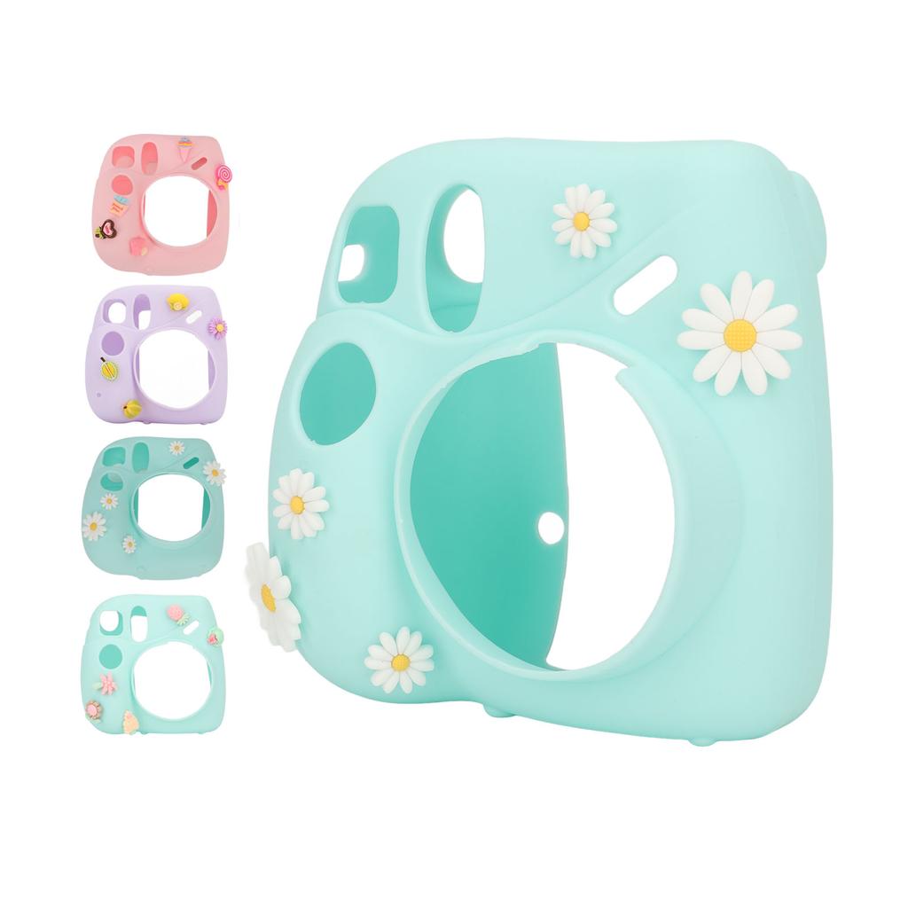 Instant Camera Lightweight Cover With Shoulder Strap Soft Silicone Protective Case For   7