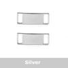 2 Pcs Blank for AF1 Shoelaces Buckle Shoes Decorations Sneaker Kit Metal Buckle Stylish and Suitable for All Kinds of Flat Laces