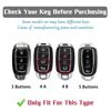 3/4/5 Buttons TPU Key Case Fob for Hyundai Santa Fe KONA I30 Accent Ix35 Encino Solaris Azera Grandeur Ig Palisade Key Chain Set