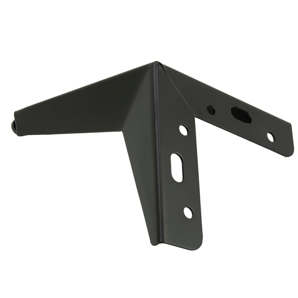 Star Furniture Leg, Matt Black, Height 15 Cm
