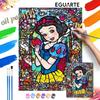 Snow White Stained Glass Art Oil Painting Kit Home Decor Gift