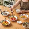 ZISIZ Elegant Lines 32-Piece Ceramic Dinnerware Set