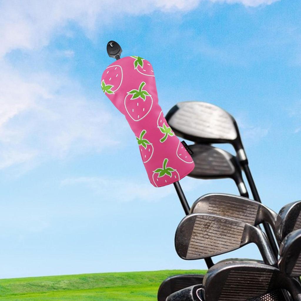 Erdbeerbedrucktes Golf-Holz-Schlägerhaube Kopfschutz für Wasserabweisenden Stilvollen Transport