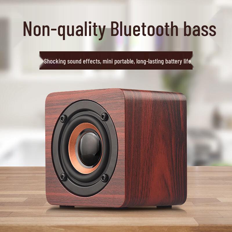 Merimbula Q1 Holz Kabelloser Bluetooth-Lautsprecher