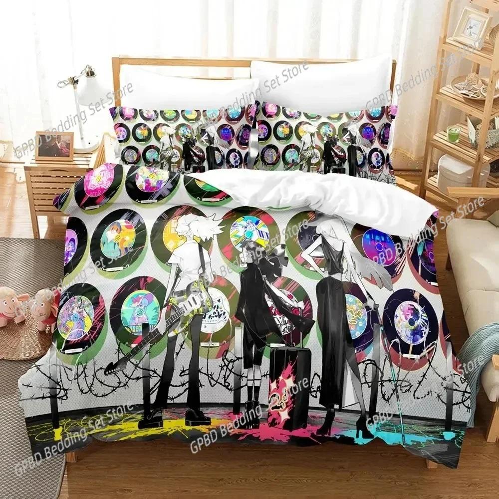 New 3D Print Anime Muse Dash Game Bedding Set Single Twin Double Queen King Cal King Size Bed Linen Set