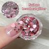 Nail Art Glitter Sequins Mixed Heart Star Shaped Nail Sequins Paillette Nail Art Decoration Nail Art 3D Decals Accessories