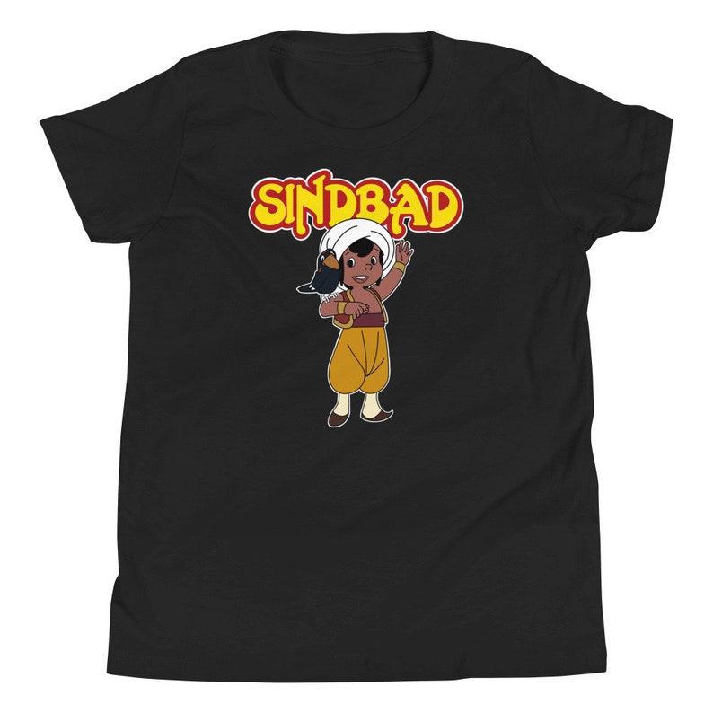 Sindbad Cartoon T-Shirt: 80s Retro Kids TV Show 140