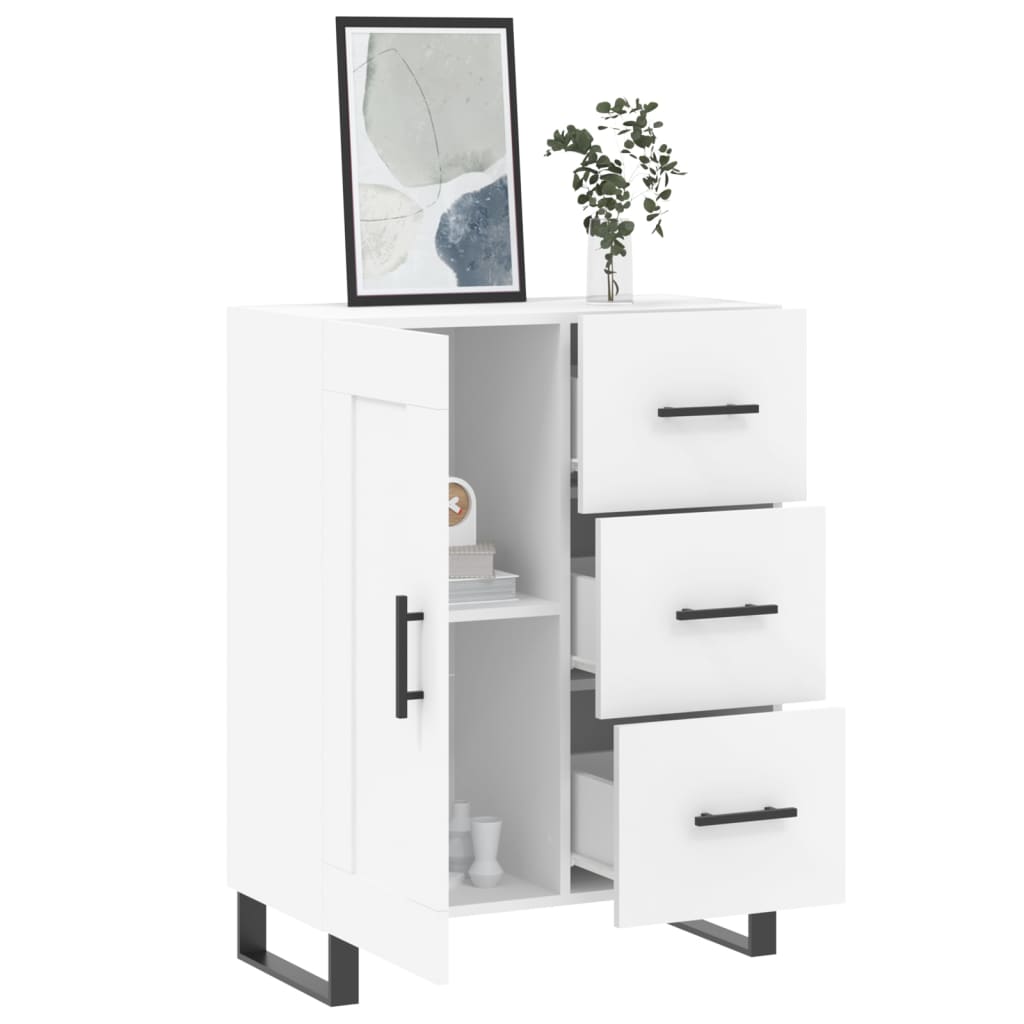 Cabinet, White, 69.5X34X90 Cm, Wood-based Material