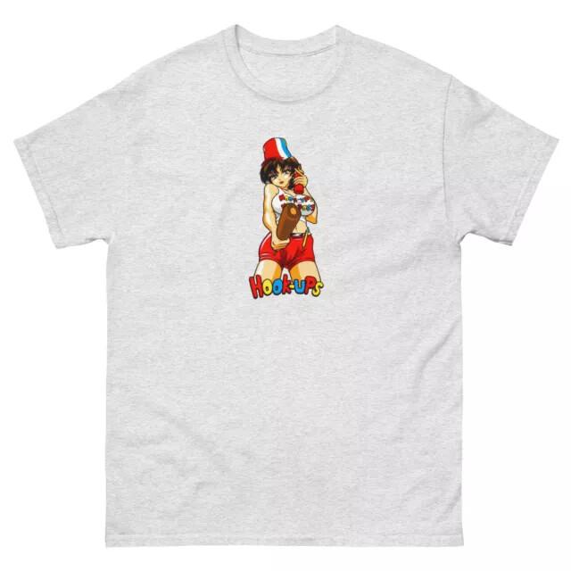

Hookups girl skateboard art retro 80s skateboarding t Shirt designs Unisex T-Shirt S